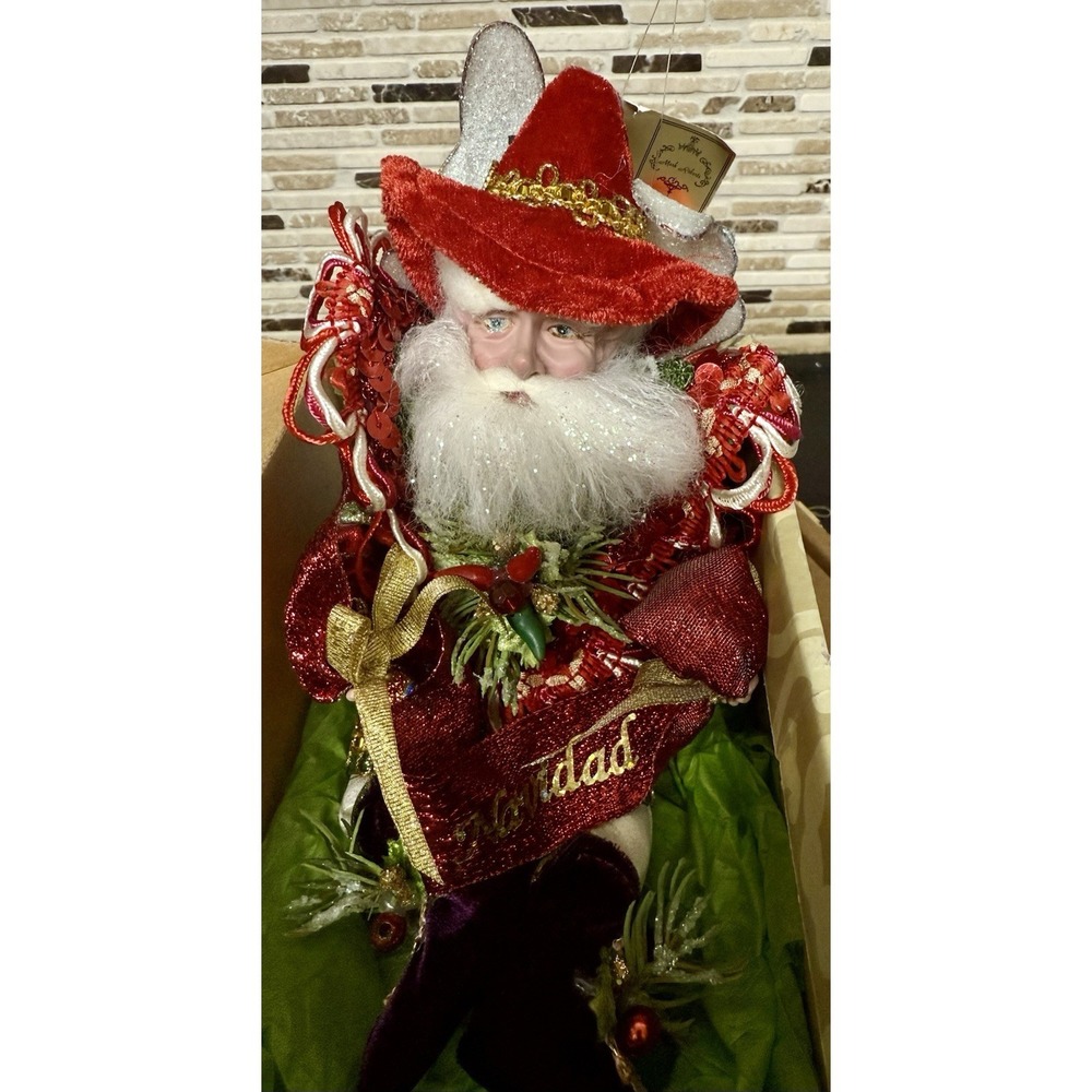 Mark Roberts - Feliz Navidad Fairy - 12" Small Ltd Edition Vintage Christmas Elf